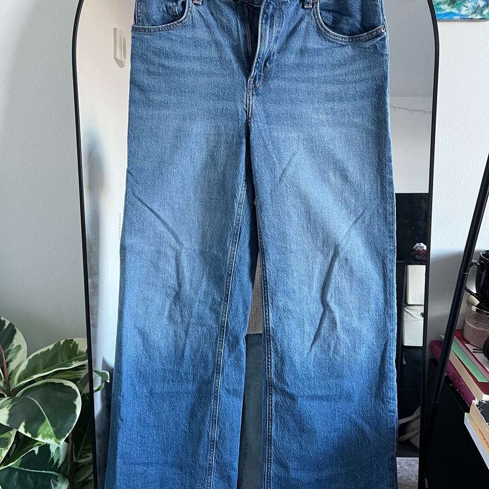 H&M Blue Flare & Wide Leg Jeans